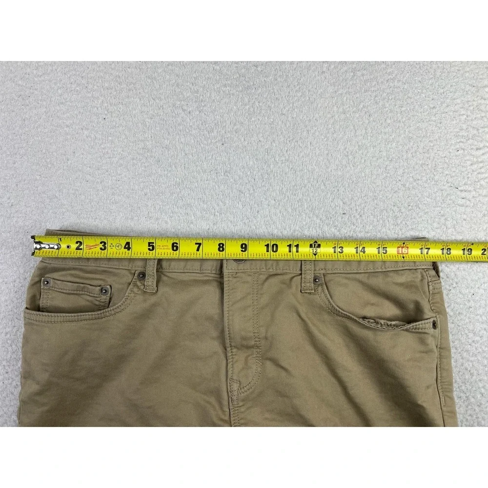 Banana Republic Travel‎ Jeans Mens 34x32 Khaki Athletic Tapered Stretch 599223